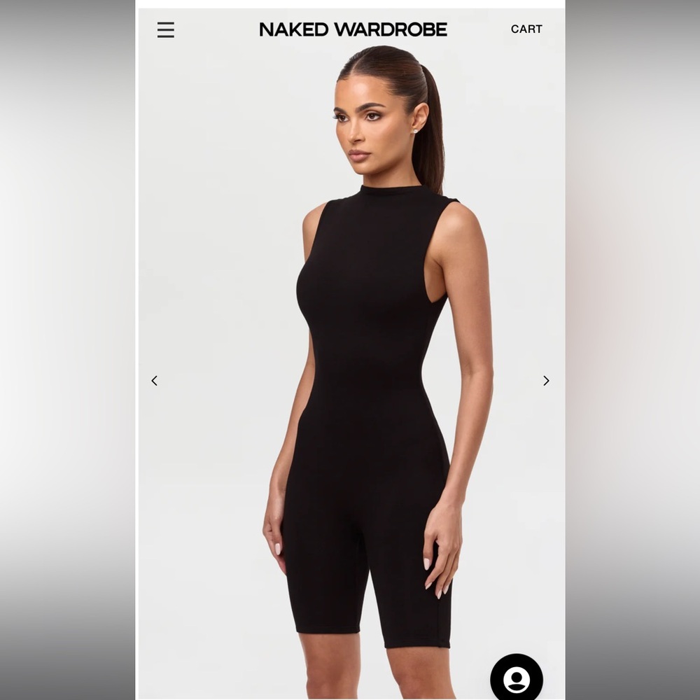 Naked Wardrobe Sleeveless Romper